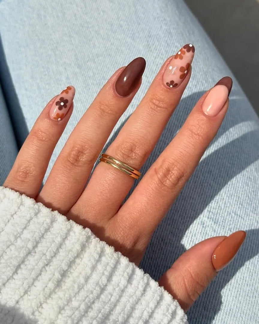 Pose d'ongles avec extensions sculptées en gel